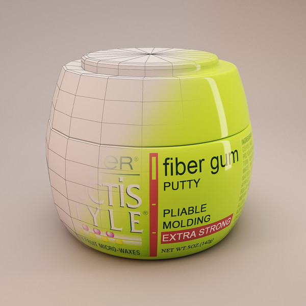 garnier fructis style cream 3d model - Garnier Fructis style by Stubborn3D